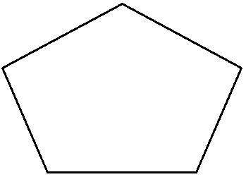 A 5-sided polygon (or pentagon).