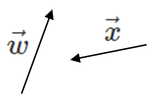 Vectors w and x.